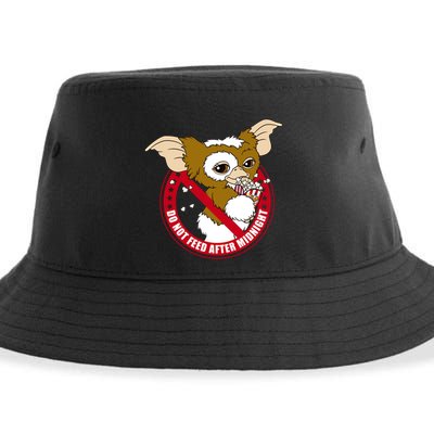 Do Not Feed After Midnight Funny Sustainable Bucket Hat