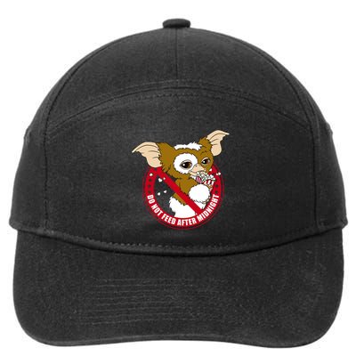 Do Not Feed After Midnight Funny 7-Panel Snapback Hat