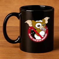 Do Not Feed After Midnight Funny 11oz C Handle Ceramic Mug