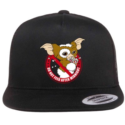 Do Not Feed After Midnight Funny Flatbill Hat