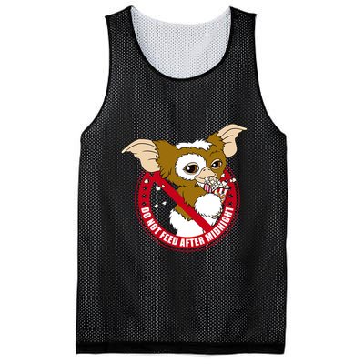 Do Not Feed After Midnight Funny Mesh Reversible Basketball Jersey Tank