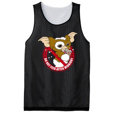 Do Not Feed After Midnight Funny Mesh Reversible Basketball Jersey Tank