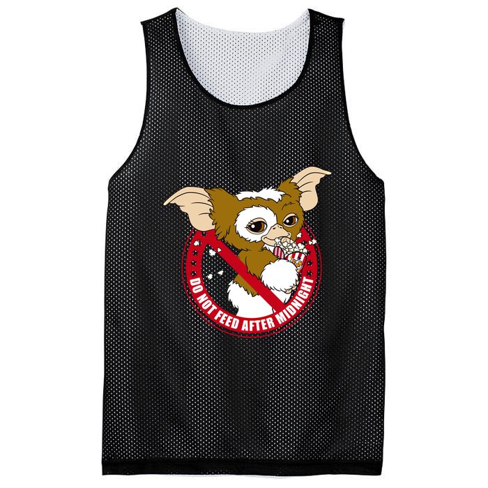 Do Not Feed After Midnight Funny Mesh Reversible Basketball Jersey Tank