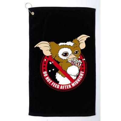 Do Not Feed After Midnight Funny Golf Towel