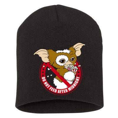Do Not Feed After Midnight Funny Short Acrylic Beanie