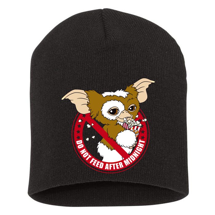 Do Not Feed After Midnight Funny Short Acrylic Beanie