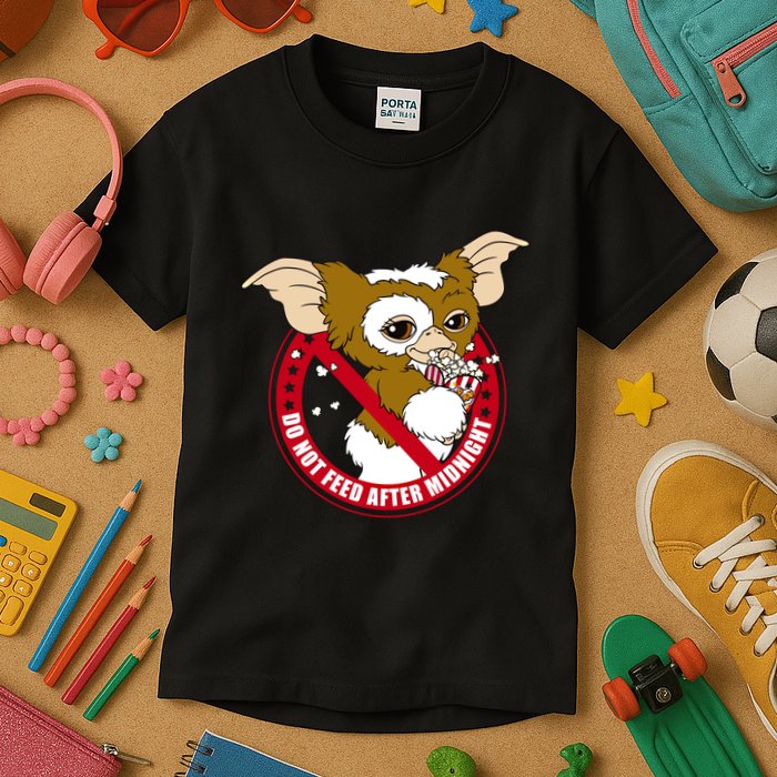 Do Not Feed After Midnight Funny Kids T-Shirt