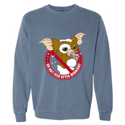 Do Not Feed After Midnight Funny Garment-Dyed Sweatshirt
