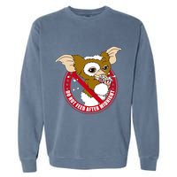 Do Not Feed After Midnight Funny Garment-Dyed Sweatshirt