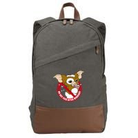 Do Not Feed After Midnight Funny Cotton Canvas Backpack