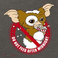 Do Not Feed After Midnight Funny Cotton Canvas Backpack