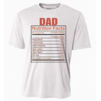 Dad Nutrition Facts Funny Humorous Dad Quote For Fathers Day Cooling Performance Crew T-Shirt