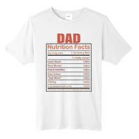 Dad Nutrition Facts Funny Humorous Dad Quote For Fathers Day Tall Fusion ChromaSoft Performance T-Shirt