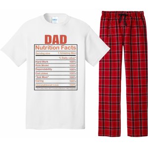 Dad Nutrition Facts Funny Humorous Dad Quote For Fathers Day Pajama Set