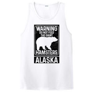 Do Not Feed The Giant Hamsters Grizzly Bear Funny Alaska PosiCharge Competitor Tank