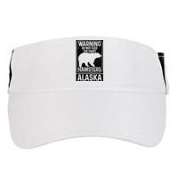 Do Not Feed The Giant Hamsters Grizzly Bear Funny Alaska Adult Drive Performance Visor