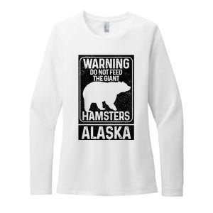 Do Not Feed The Giant Hamsters Grizzly Bear Funny Alaska Womens CVC Long Sleeve Shirt