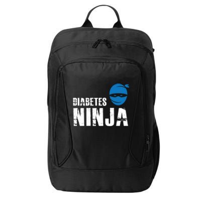 Diabetes Ninja Funny Gift Support Awareness Fighter Gift City Backpack