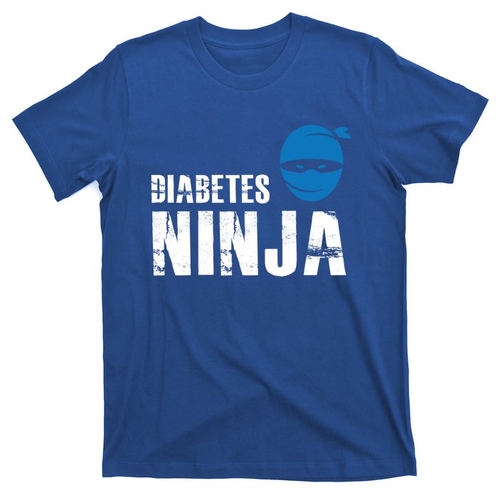 Diabetes Ninja Funny Gift Support Awareness Fighter Gift T-Shirt