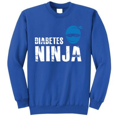 Diabetes Ninja Funny Gift Support Awareness Fighter Gift Tall Sweatshirt