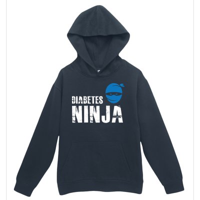 Diabetes Ninja Funny Gift Support Awareness Fighter Gift Urban Pullover Hoodie