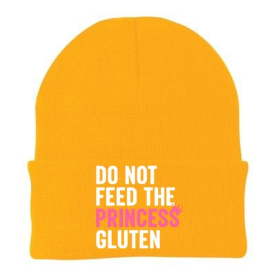 Do Not Feed The Princess Gluten Funny Knit Cap Winter Beanie