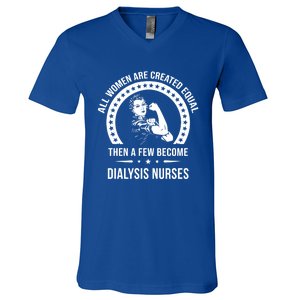 Dialysis Nurse Funny Gift Dialysis Nurse Gift V-Neck T-Shirt