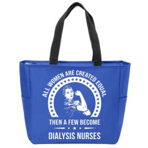 Dialysis Nurse Funny Gift Dialysis Nurse Gift Zip Tote Bag