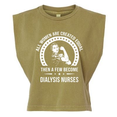 Dialysis Nurse Funny Gift Dialysis Nurse Gift Garment-Dyed Women's Muscle Tee