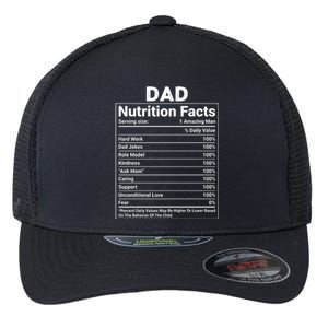 Dad Nutrition Facts Flexfit Unipanel Trucker Cap