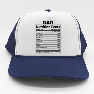 Dad Nutrition Facts Trucker Hat