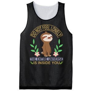 Do Not Feel Lonely The Entire Universe Is Inside You Mesh Reversible Basketball Jersey Tank