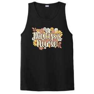 Dialysis Nurse Flowers Dialysis Nursing Great Gift PosiCharge Competitor Tank