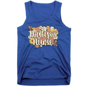 Dialysis Nurse Flowers Dialysis Nursing Great Gift Tank Top