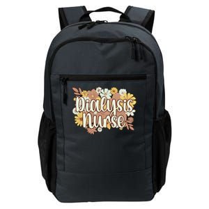 Dialysis Nurse Flowers Dialysis Nursing Great Gift Daily Commute Backpack