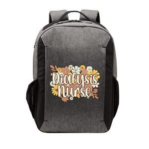 Dialysis Nurse Flowers Dialysis Nursing Great Gift Vector Backpack