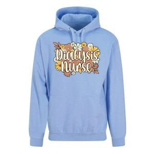 Dialysis Nurse Flowers Dialysis Nursing Great Gift Unisex Surf Hoodie