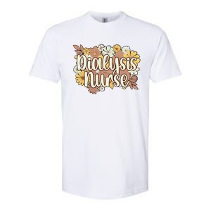 Dialysis Nurse Flowers Dialysis Nursing Great Gift Softstyle CVC T-Shirt