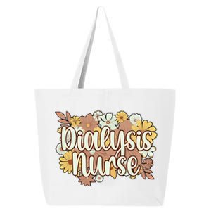 Dialysis Nurse Flowers Dialysis Nursing Great Gift 25L Jumbo Tote