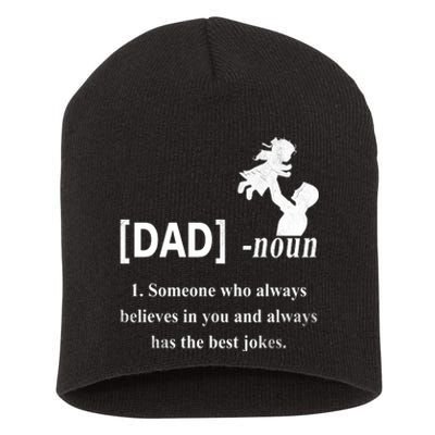 Dad Noun Funny Definition Gift For Dad Fathers Day Short Acrylic Beanie