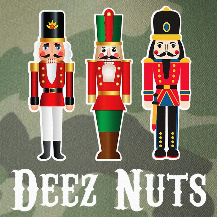 Deez Nuts Funny Christmas Nutcracker Legacy Tie Dye Trucker Hat
