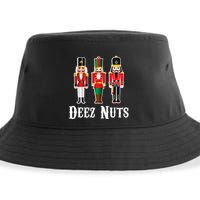 Deez Nuts Funny Christmas Nutcracker Sustainable Bucket Hat
