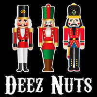 Deez Nuts Funny Christmas Nutcracker Sustainable Bucket Hat