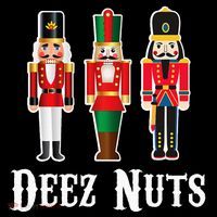 Deez Nuts Funny Christmas Nutcracker Tall Sweatshirt