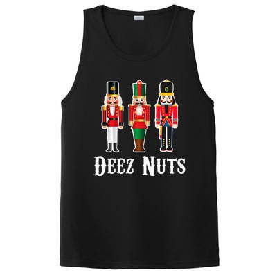 Deez Nuts Funny Christmas Nutcracker PosiCharge Competitor Tank