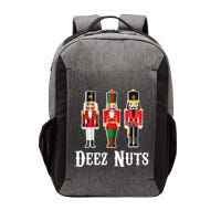 Deez Nuts Funny Christmas Nutcracker Vector Backpack