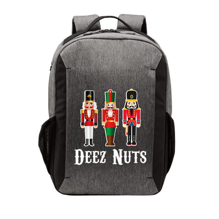 Deez Nuts Funny Christmas Nutcracker Vector Backpack