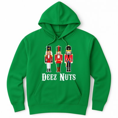 Deez Nuts Funny Christmas Nutcracker Hoodie