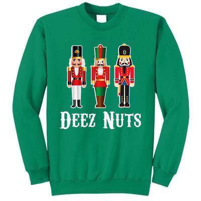 Deez Nuts Funny Christmas Nutcracker Sweatshirt