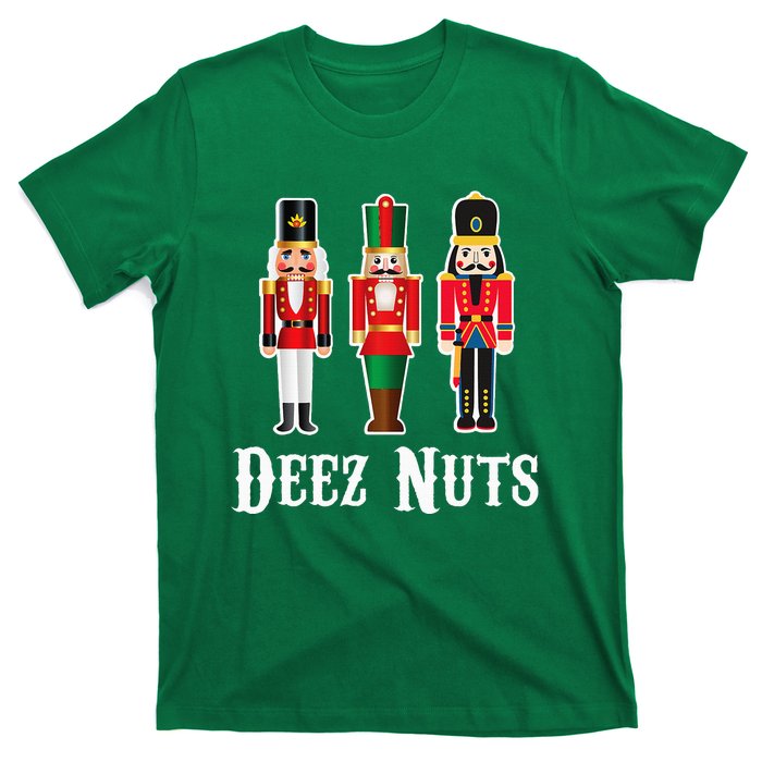 Deez Nuts Funny Christmas Nutcracker T-Shirt